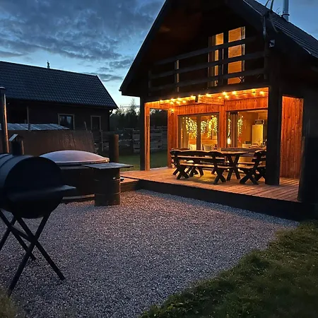 Gorskie Kaszuby ,golubie ,domek W Sielskim Klimacie ,niedaleko Stoku Koszalkowo Na Kaszubach-do 10 Osob,sauna ,balia,kominek,opcja Kuligu * Sikorzyno