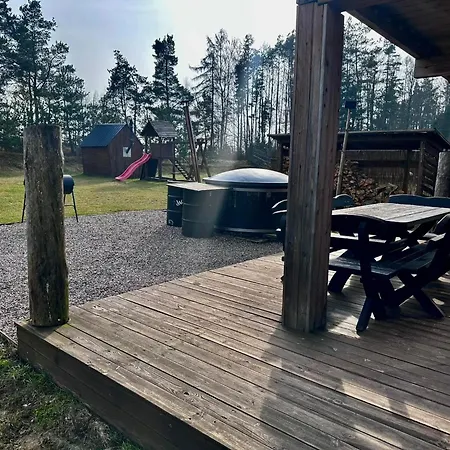 Gorskie Kaszuby ,golubie ,domek W Sielskim Klimacie ,niedaleko Stoku Koszalkowo Na Kaszubach-do 10 Osob,sauna ,balia,kominek,opcja Kuligu