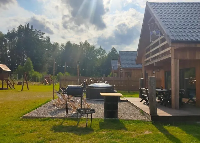 Gorskie Kaszuby ,golubie ,domek W Sielskim Klimacie ,niedaleko Stoku Koszalkowo Na Kaszubach-do 10 Osob,sauna ,balia,kominek,opcja Kuligu * Sikorzyno